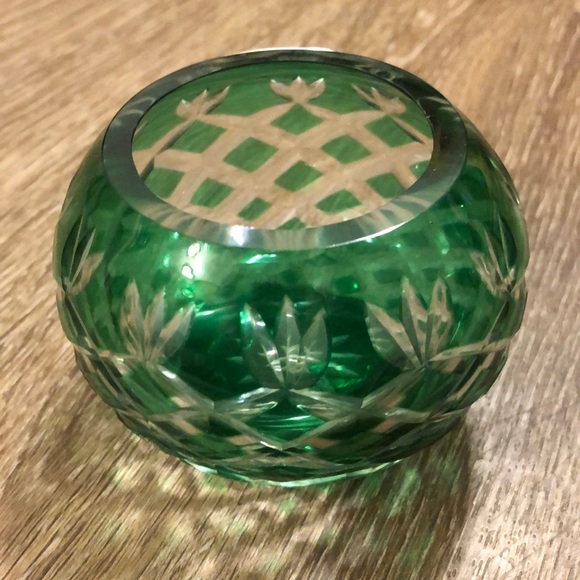 Accents Royal Limited Emerald Cut To Clear Crystal Glass Votive